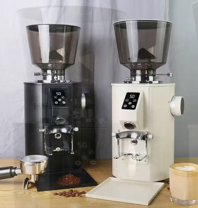 Quantitative Coffee Grinder with Extra-large Cutting Disc Touch LCD Screen