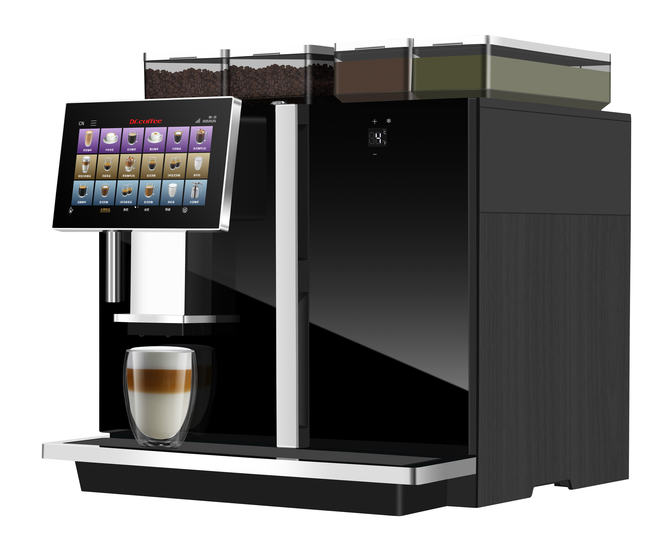 M22 Plus Professional Commercial Coffee Machine Automatic with Milk Fridge
