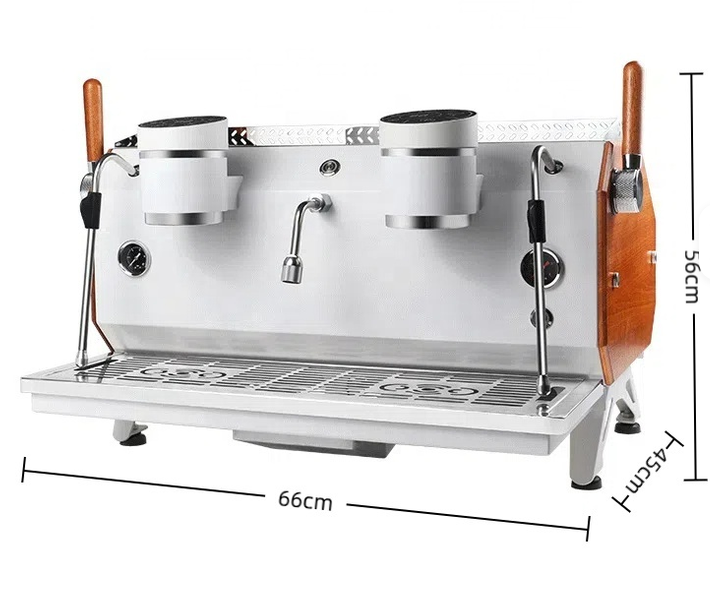 12L Four Boilers Commercial Espresso Machine Independent Display for Cafe Restaurant Business